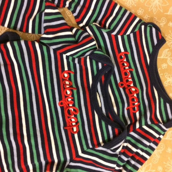 [gap] two boy’s stripped colourfull bodysuit 6-12M - Picture 3 of 6